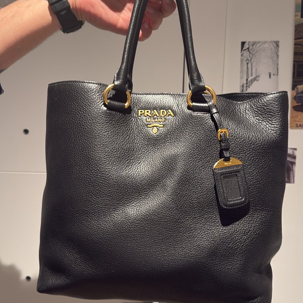 Prada Tote Bag leather